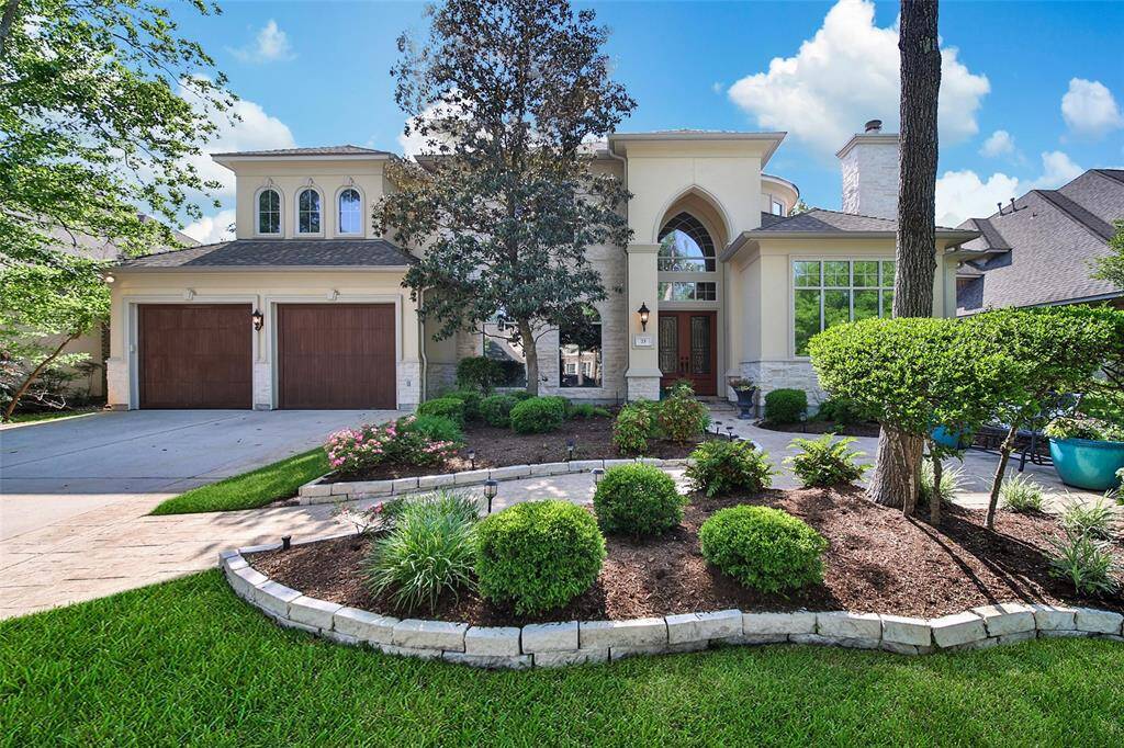 Front Elevation, home has been well cared for and beautifully landscaped.