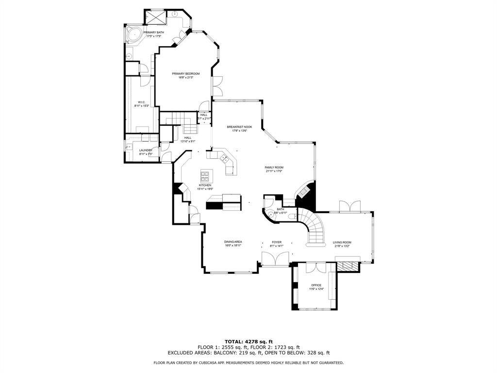 First Floor Floor Plan, Buyer to verify measurements.