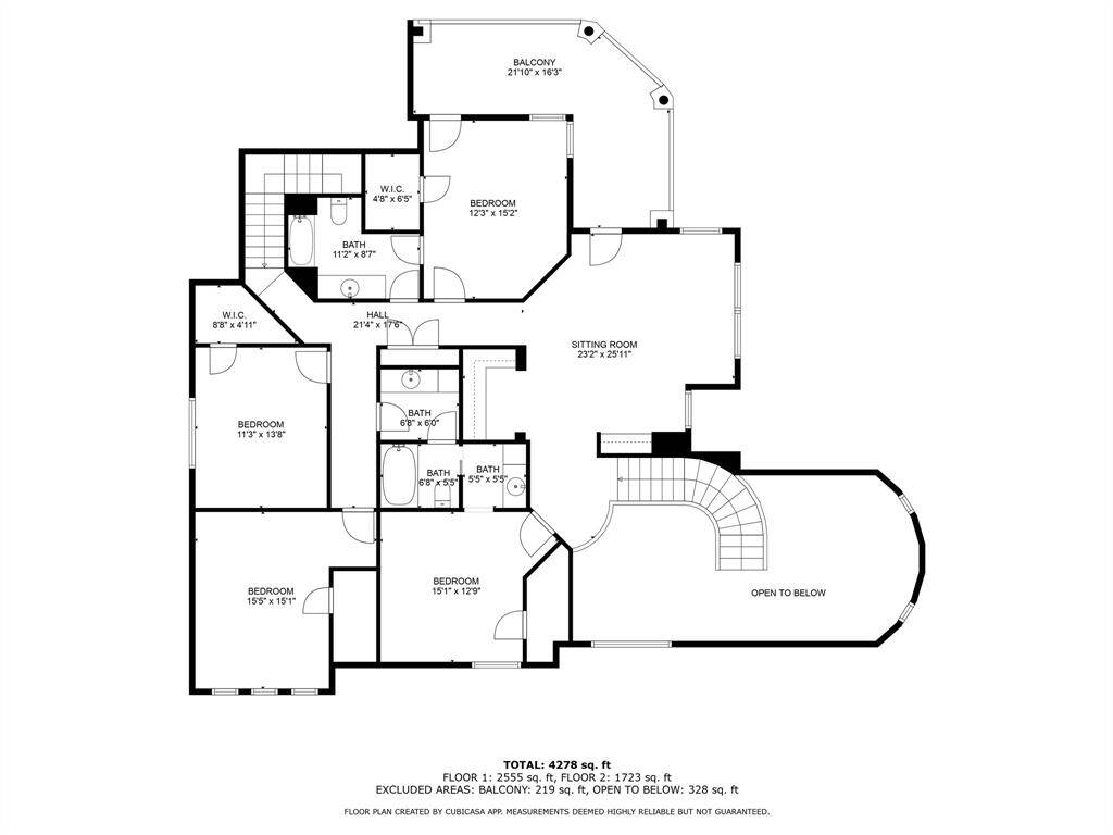 Second Floor Floor Plan, Buyer to verify measurements.