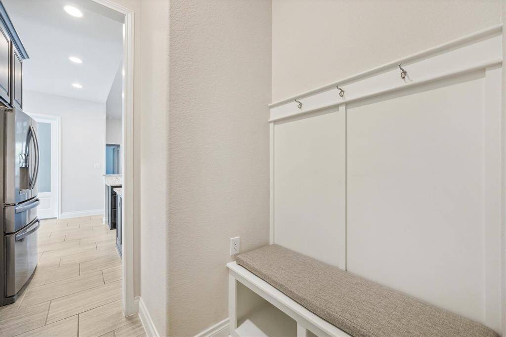 Mud room from garage