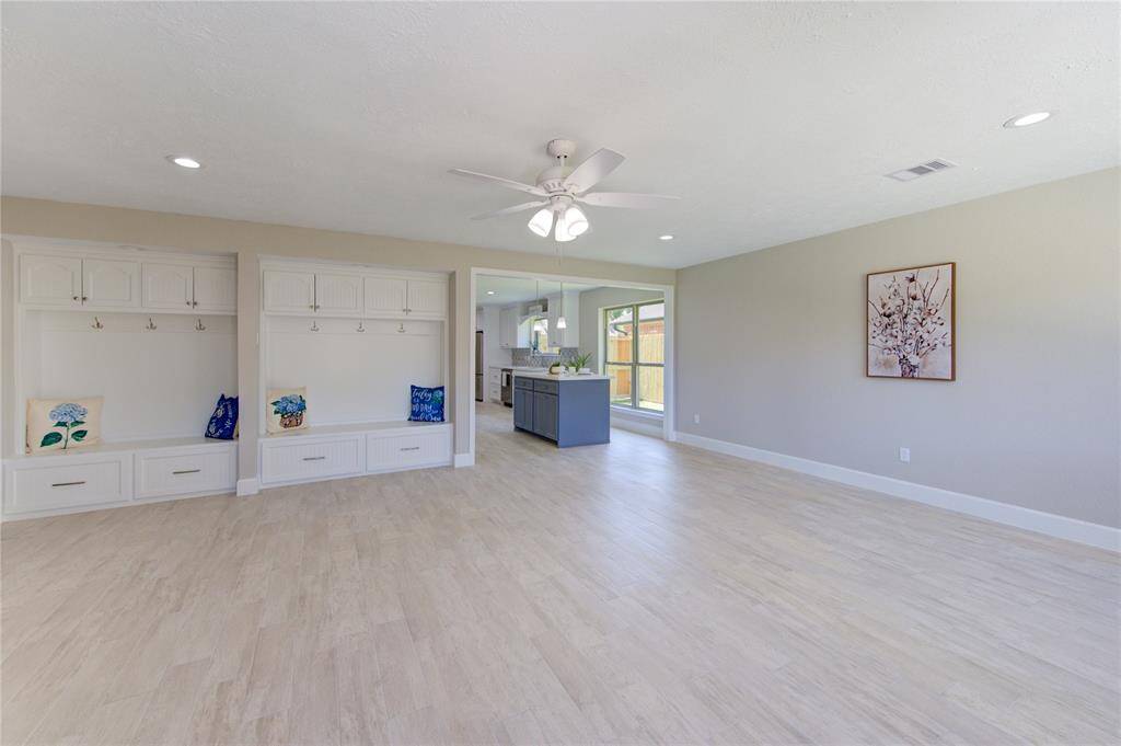Another view of the open living space.