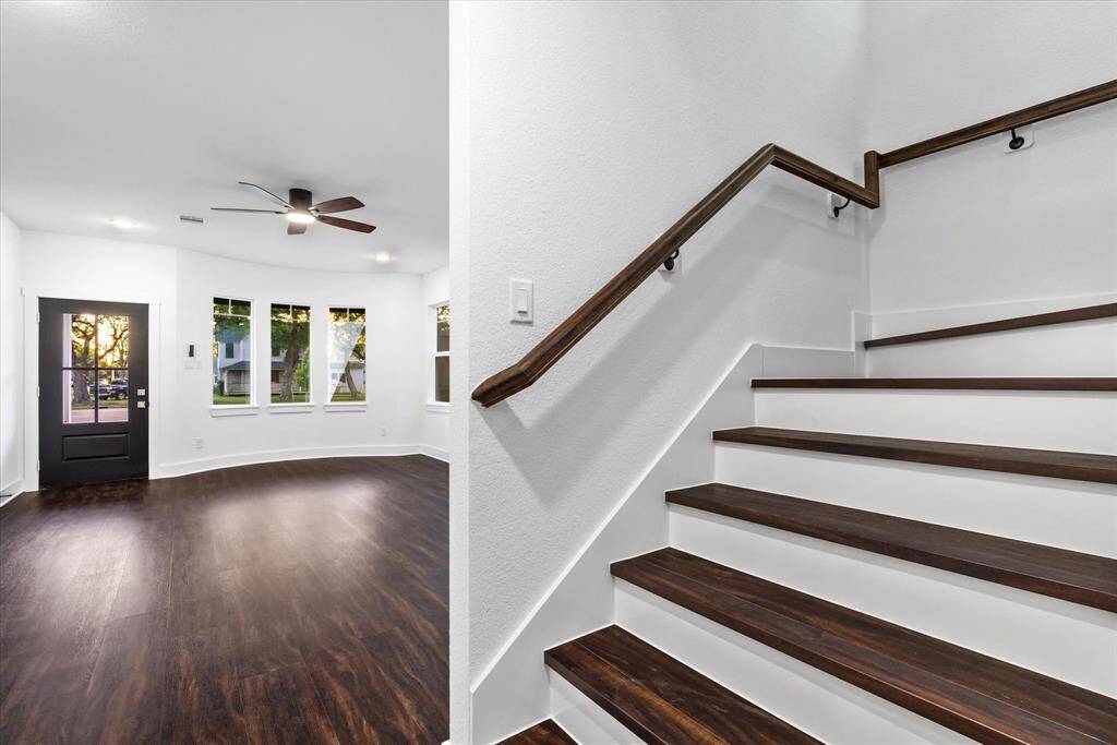 Lucious luxury vying flooring throughout the ENTIRE house!