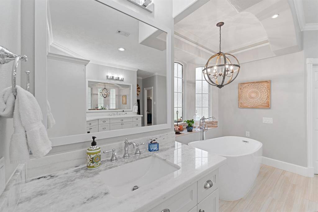 Spa like bathroom can help take your stress away!