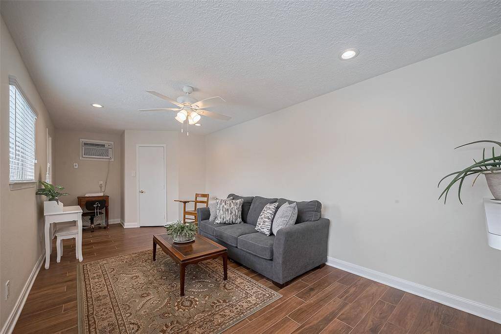 Attached studio apartment.