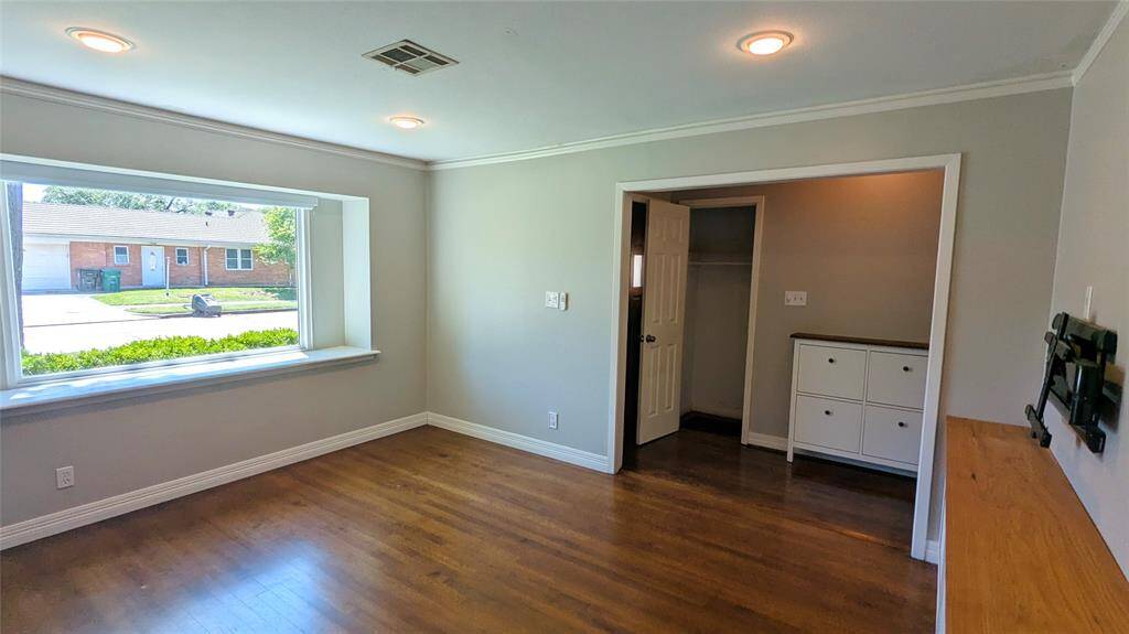 Living/TV room looking into hall