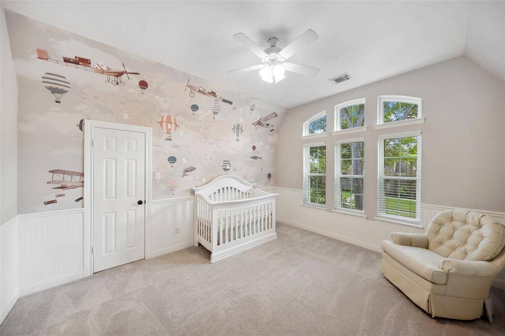 A third bedroom located on the second floor.