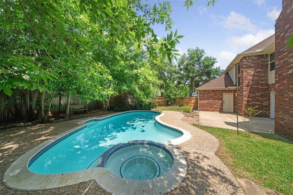 Another view of the relaxing pool and hot tub. A great place to unwind.