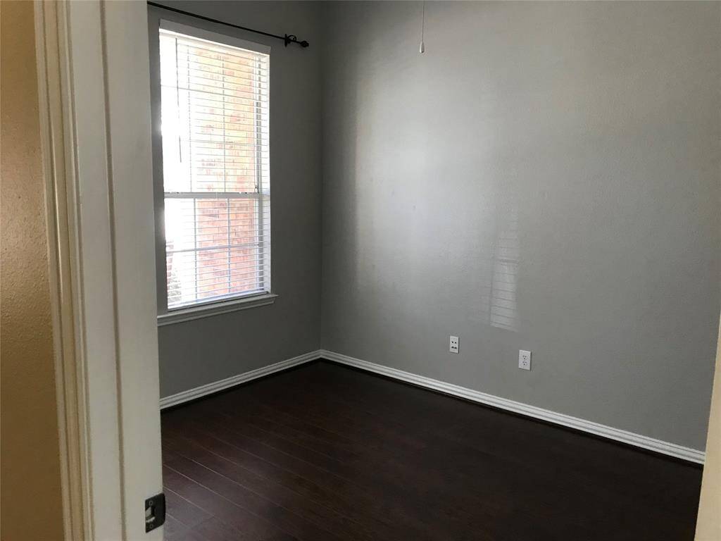 Private study off entry with french door