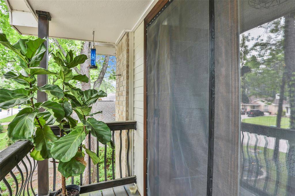 The Primary Bedrooms Balcony was recently updated