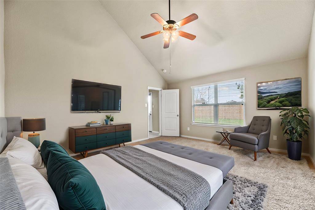 Now into your primary suite. Spacious and filled with natural light, this serene retreat offers the ultimate escape, promising comfort, tranquility, and pure relaxation.