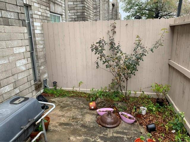The fenced perimeter ensures a sense of privacy and security, creating a comfortable and personal outdoor environment.