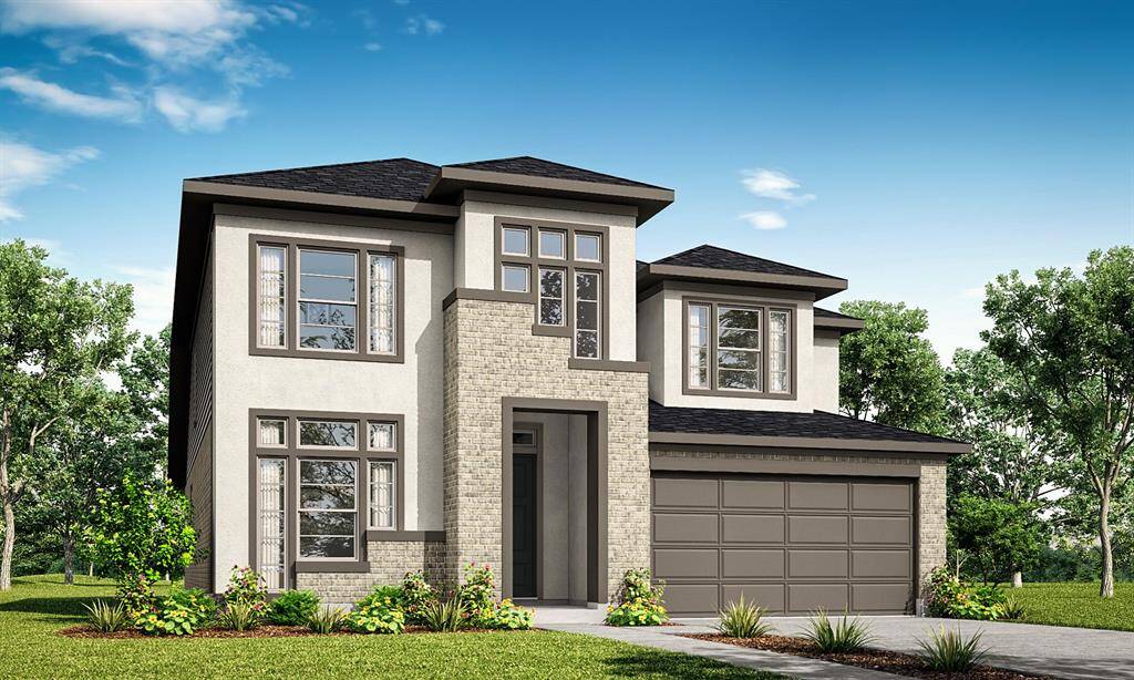 New and exciting elevation for the popular Koblenz plan by Newmark Homes.