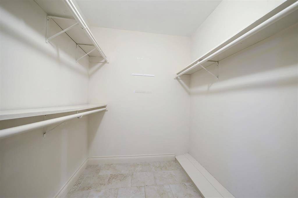 Master walk-in closet