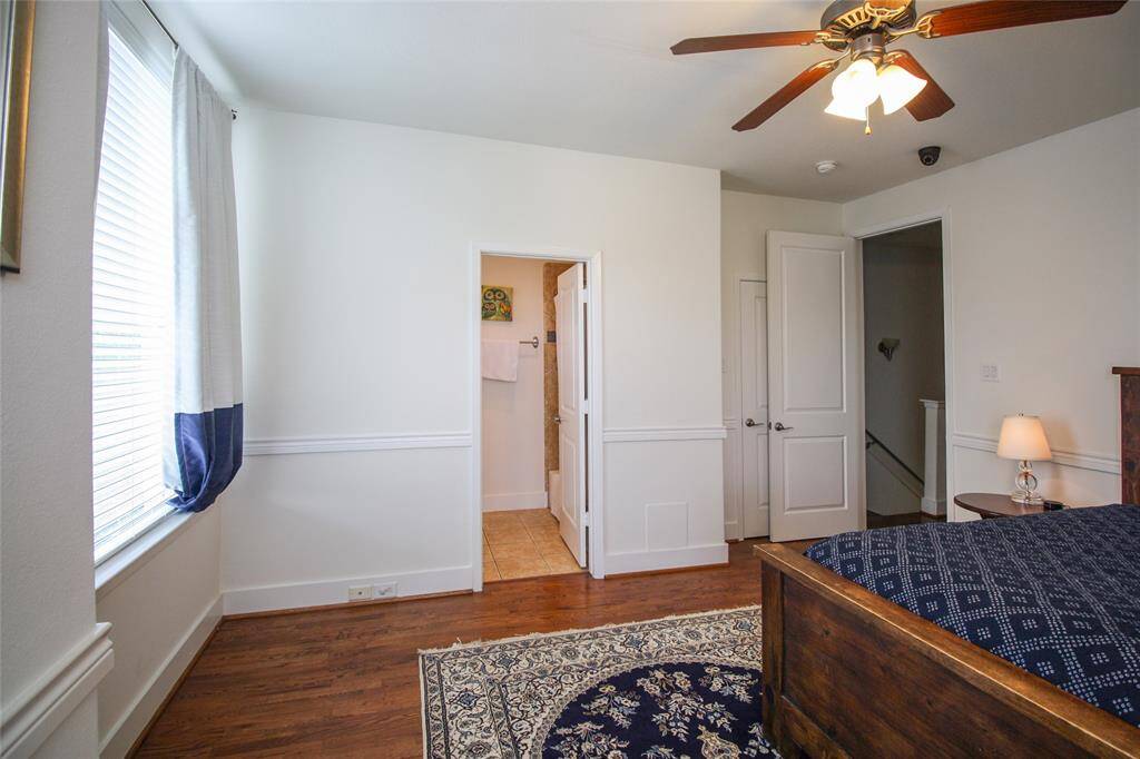 This nook of the room would make a great seating area of perfect place for a desk!
