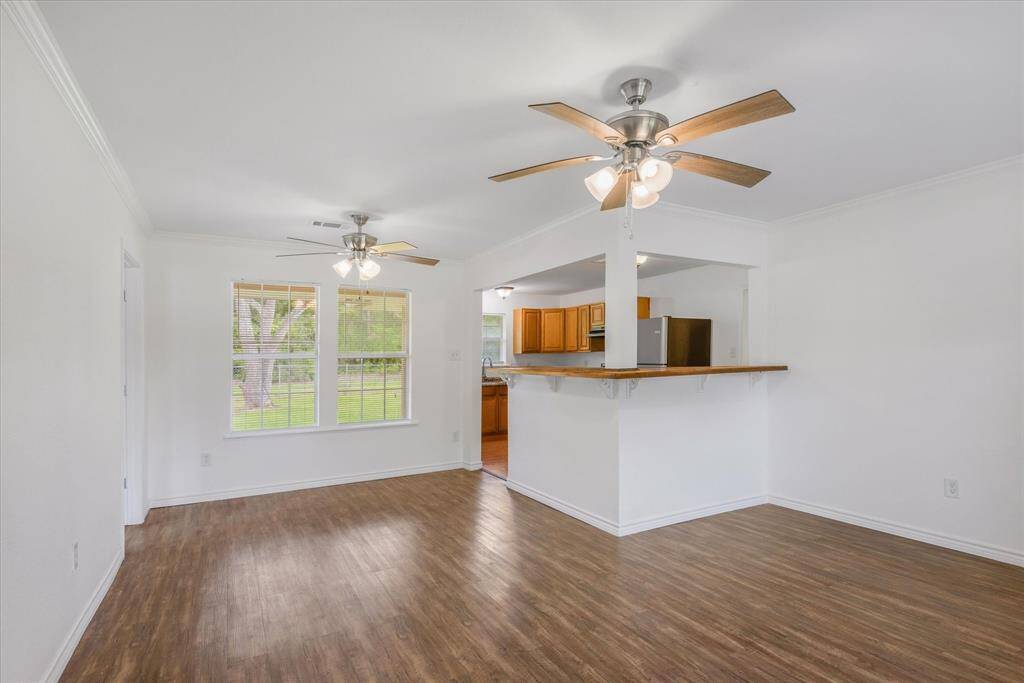 Great view to watch to or from your kitchen