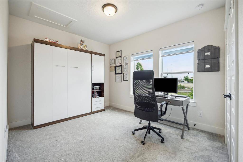 Secondary bedroom with views of downtown!