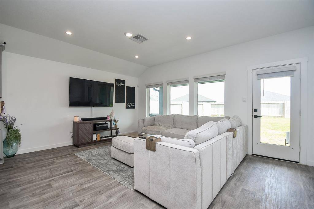 Elevated ceiling through living spaces