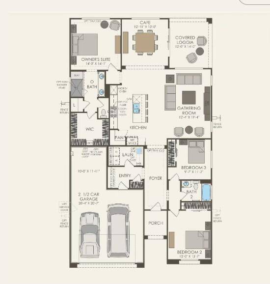 Tifton walk floorplan