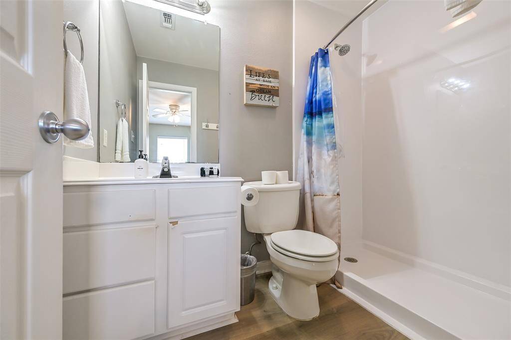 Primary bathroom with Shower.
