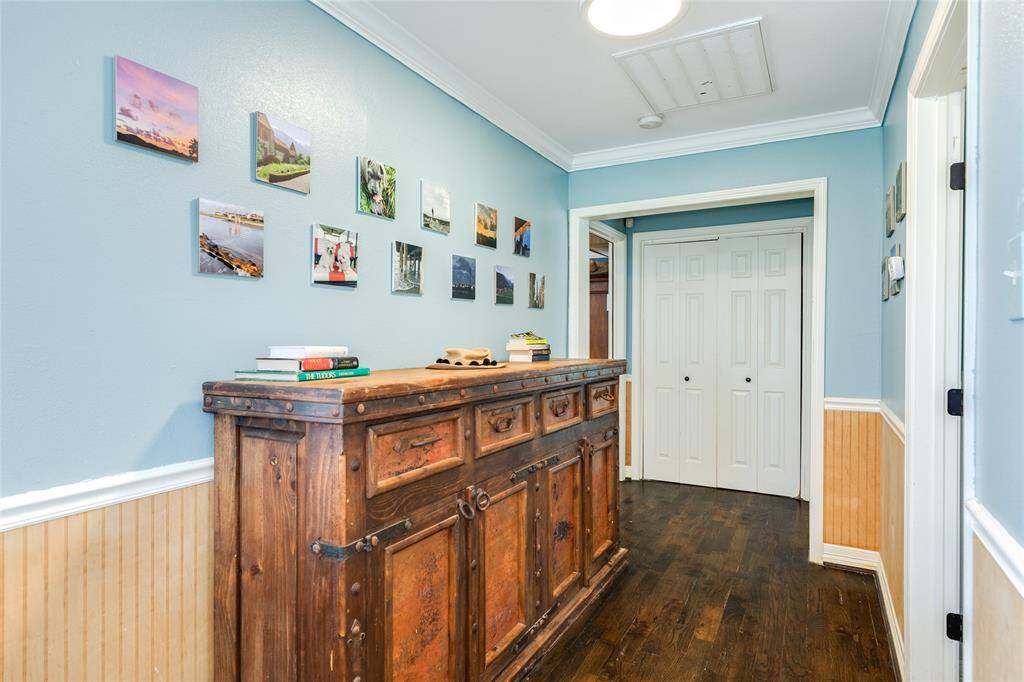 Additional storage leading to 2 bedrooms.