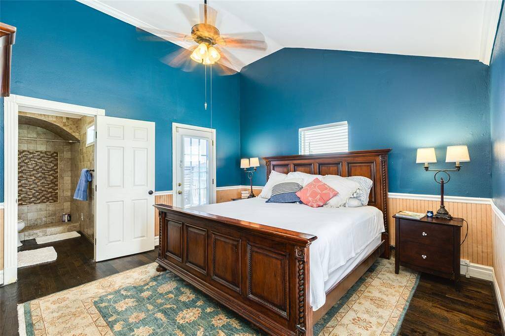Primary bedroom with en-suite bath.