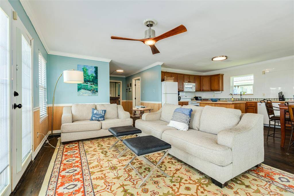 Large and inviting living space.