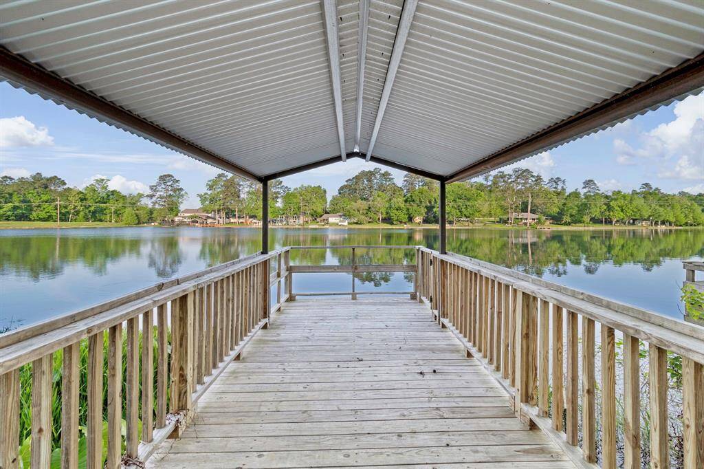 Your view as you walk onto your deck to fish, swim, canoe or kayak **403 E Lake Drive, Livingston, TX 77351**