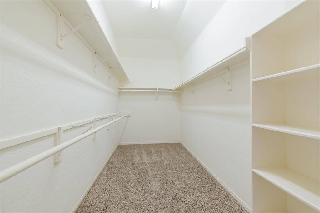 Master walk-in closet