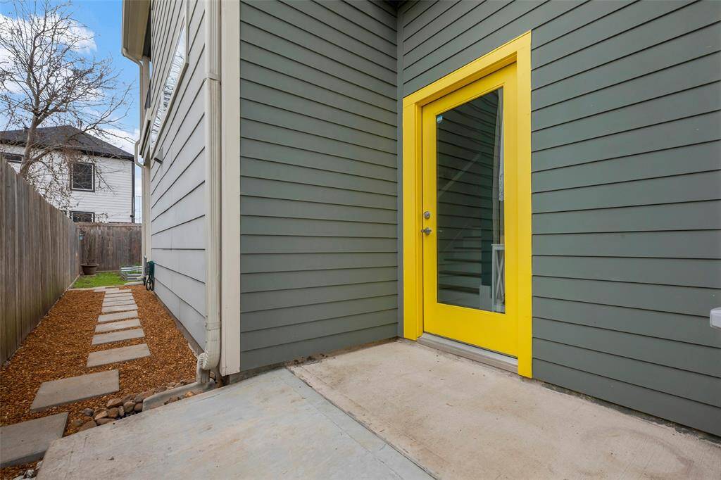 Access the charm of this home through the stylish side entrance!