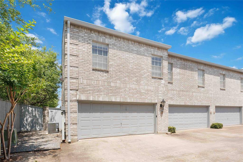 Double wide, private garage entrance with indoor access to the unit.