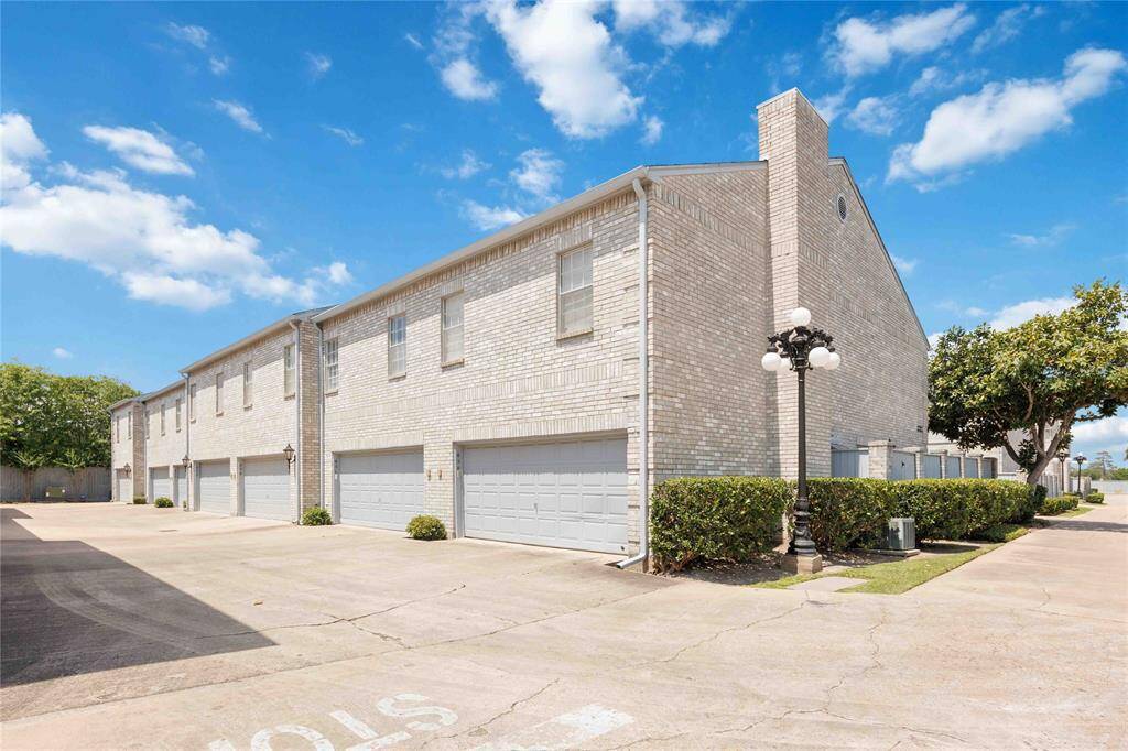 Double wide, private garage entrance with indoor access to the unit.