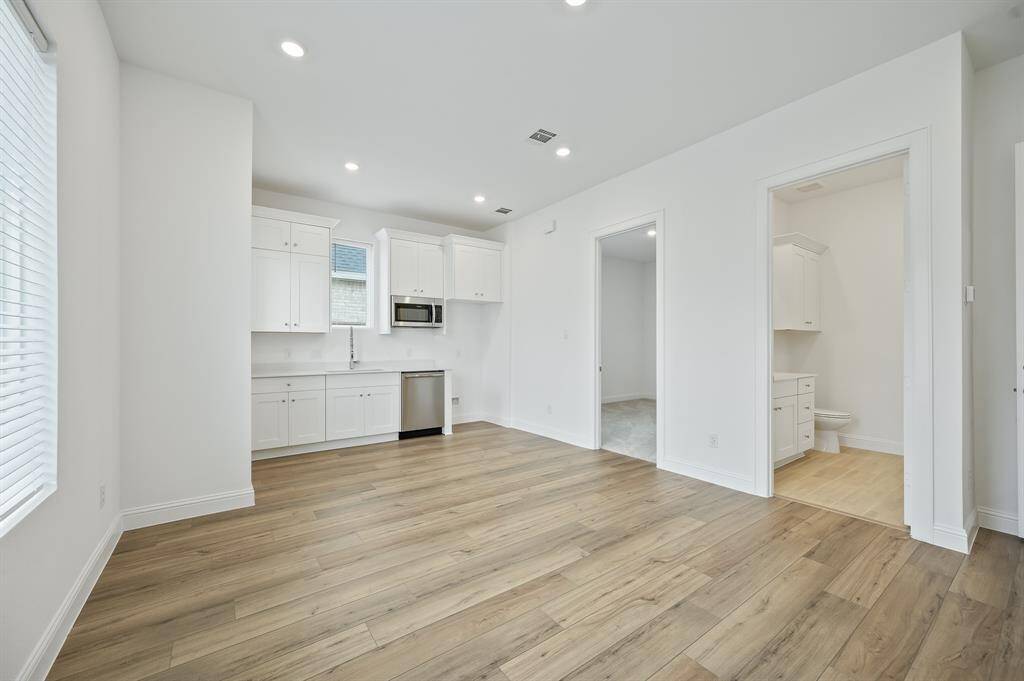 Next Gen® Suite: Separate entrance, living area, kitchenette, bedroom, walk-in closet, private bath.