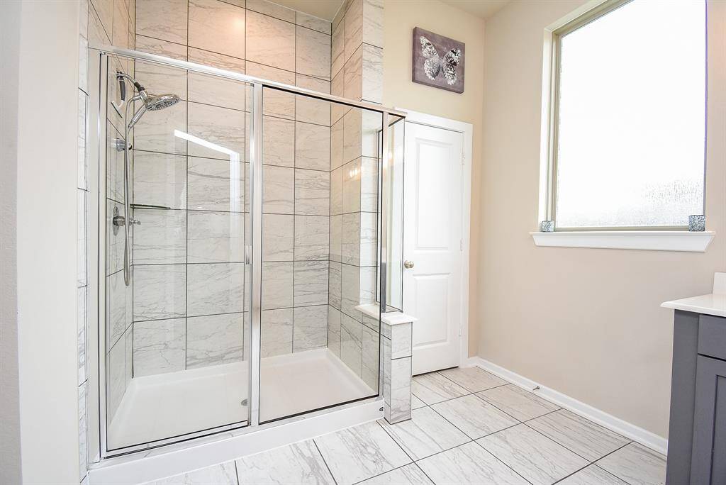 large shower