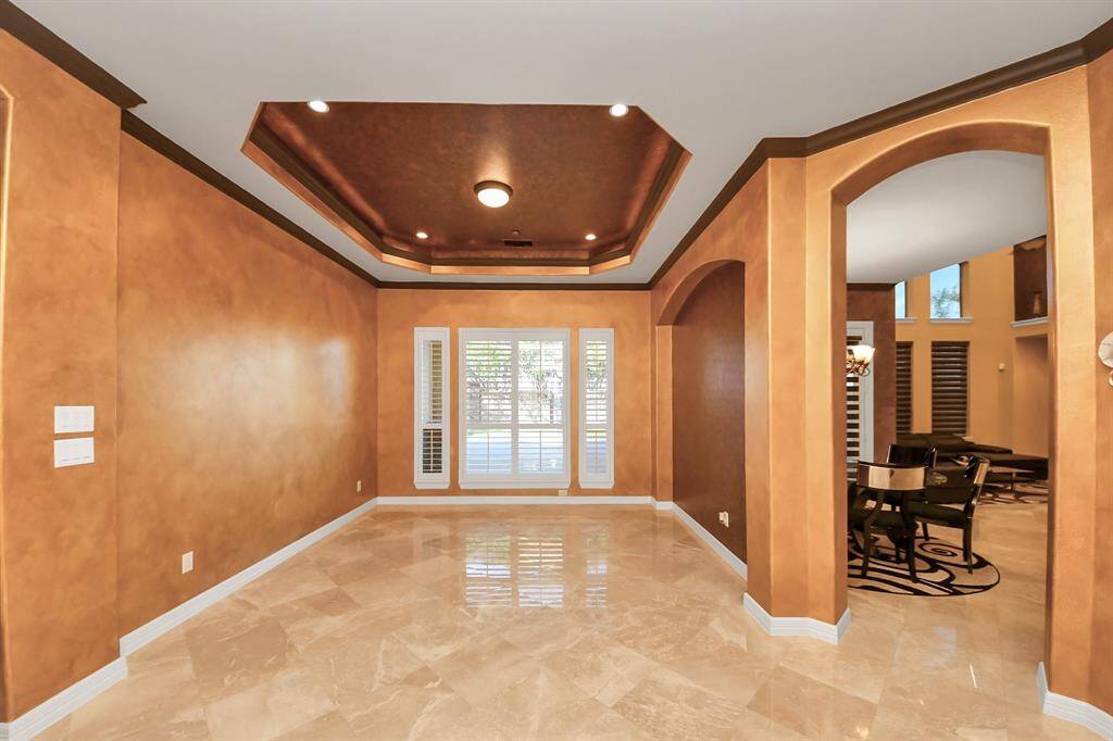 This is a flex space area that could be a sitting or living room
