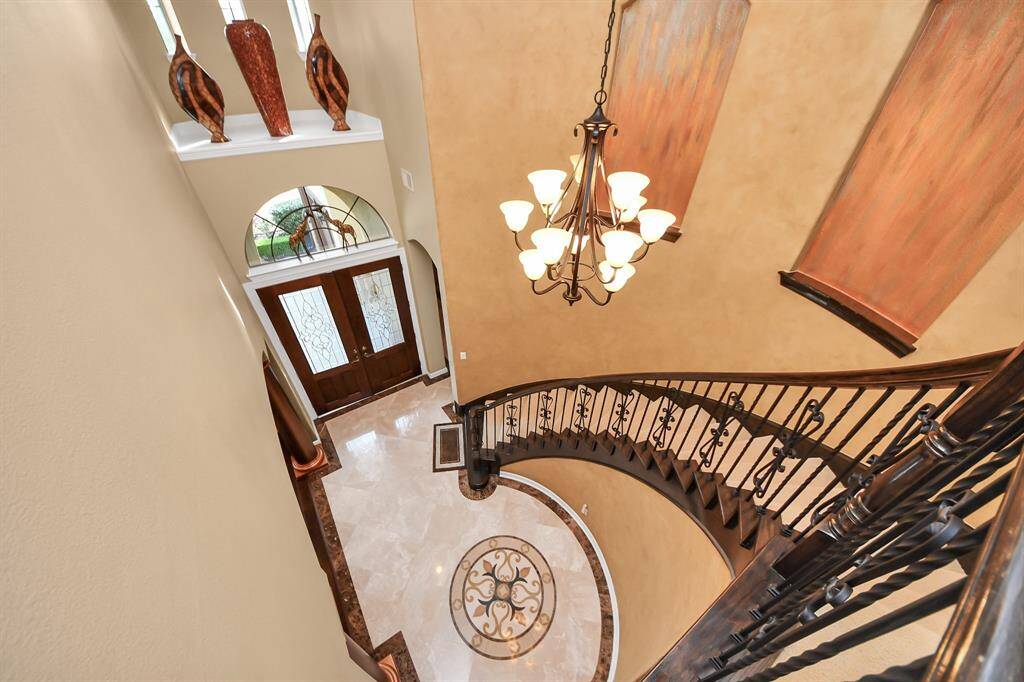 Imagine looking down at your guests from this view