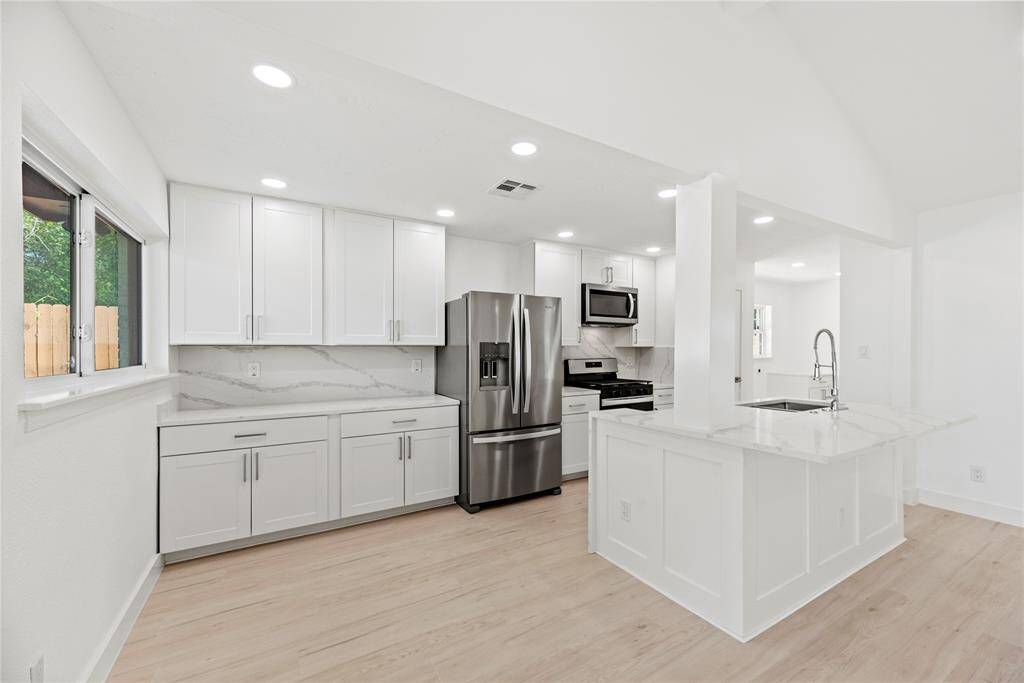 The home is full of natural light!