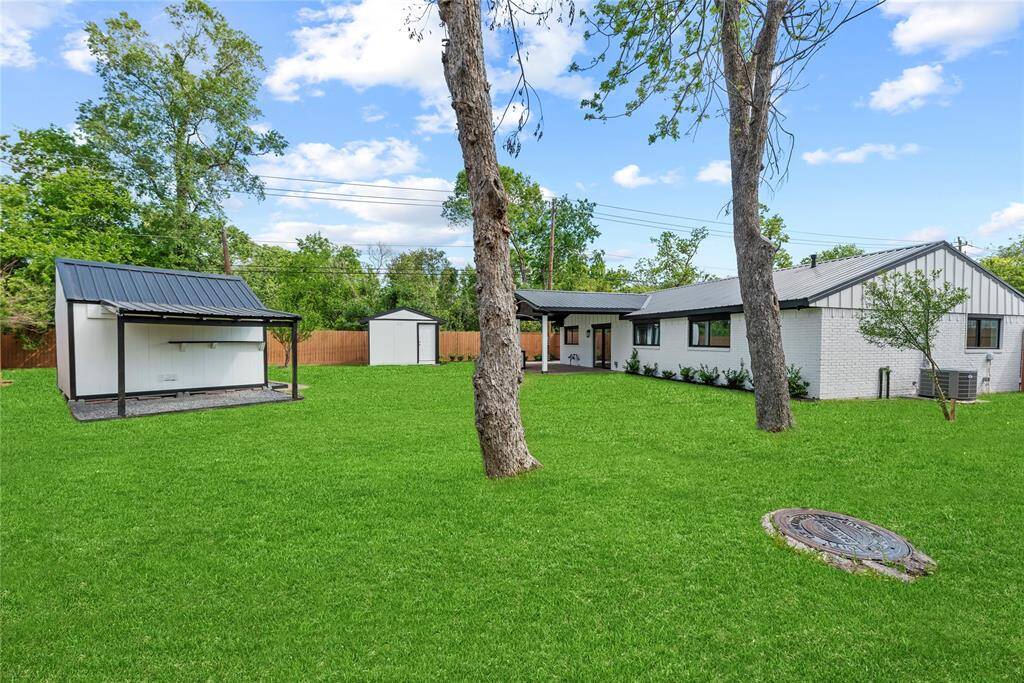This large backyard will make you feel like you are at the park.