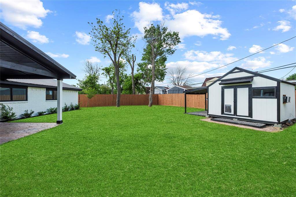 This large backyard will make you feel like you are at the park.