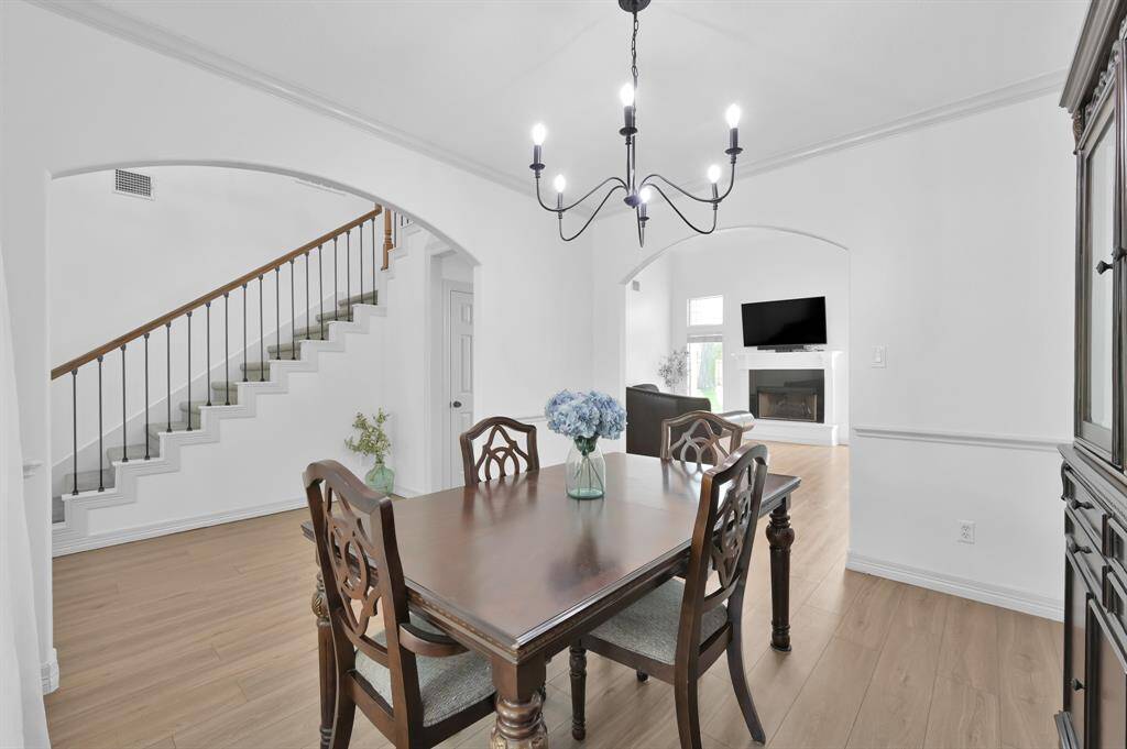Formal dining room.