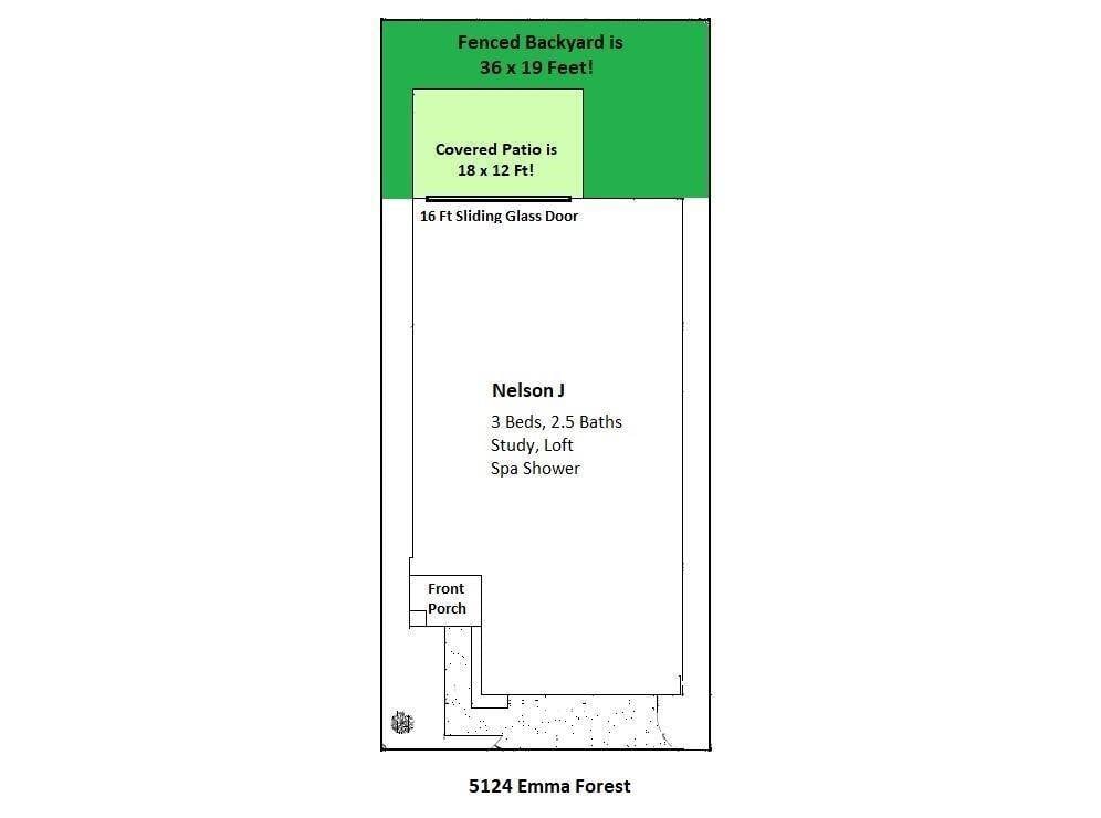 plan with the option of the sliding doors