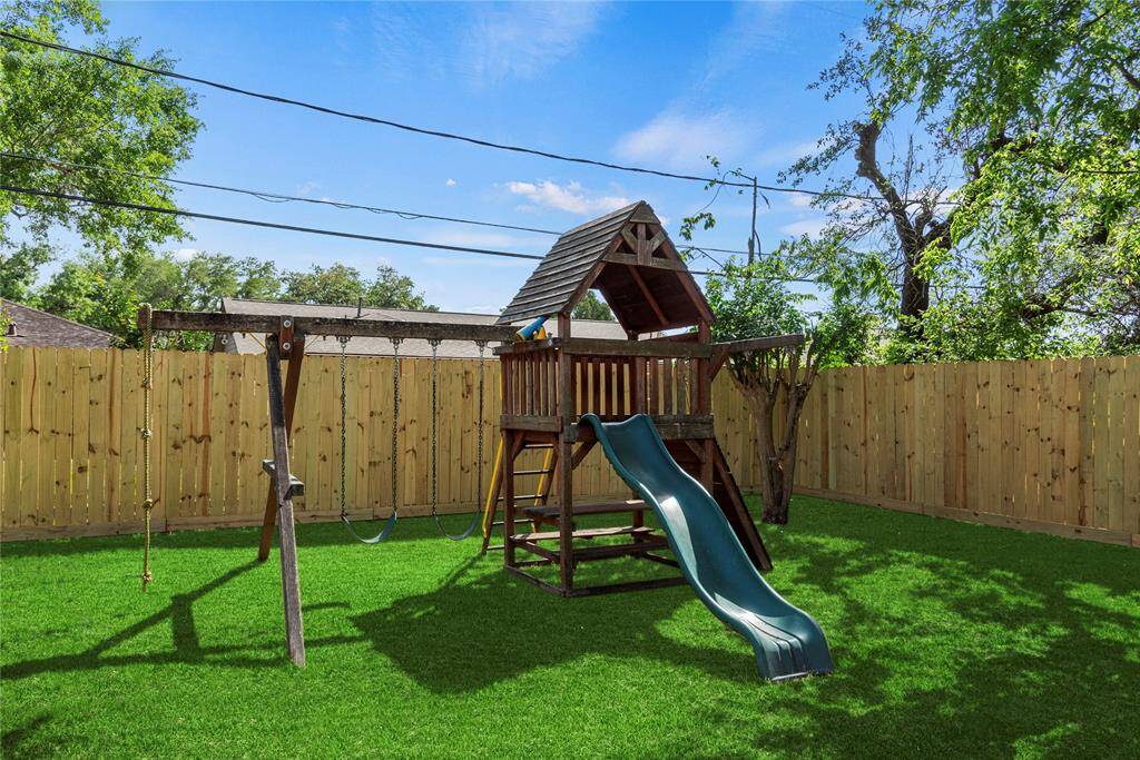 Swing set stays!