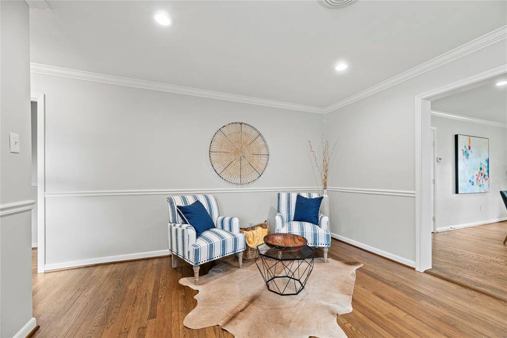 The large living area is light filled with lots of room to entertain.