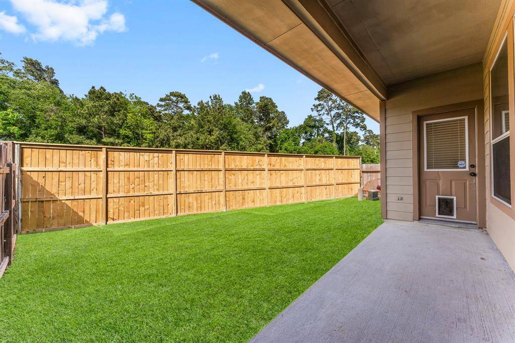 Space to enjoy your private backyard.