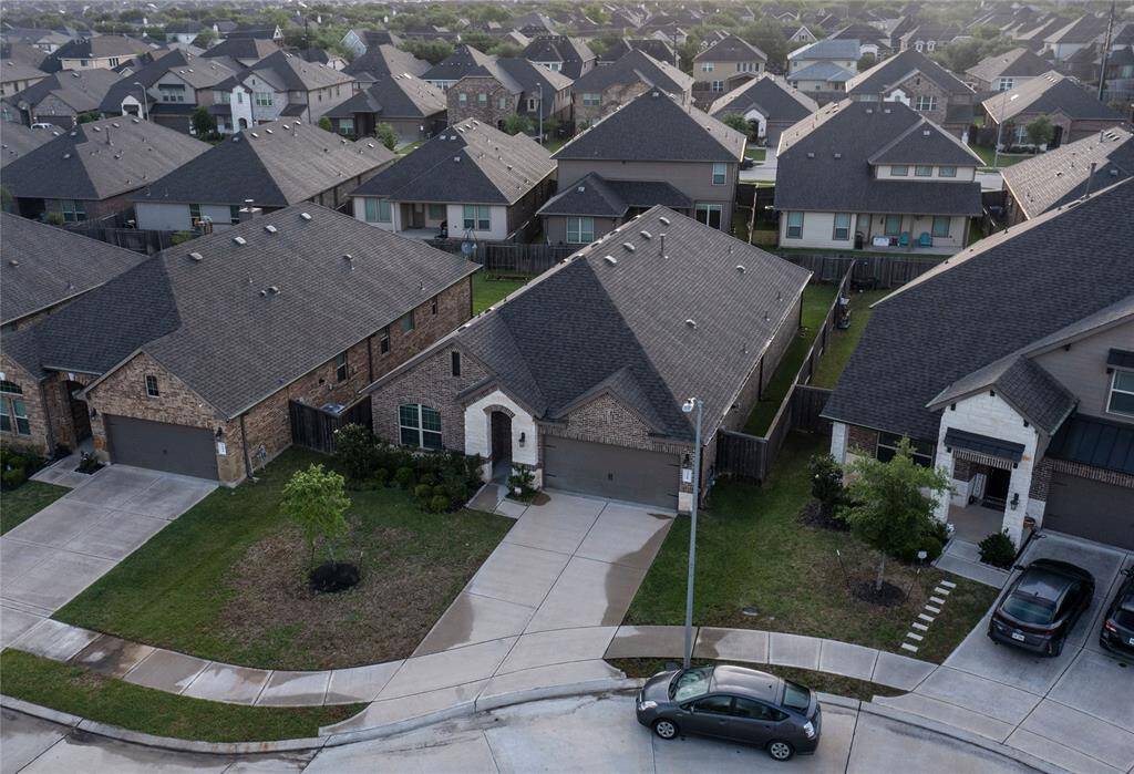 Drone shot of 5410 Wildbrush Drive