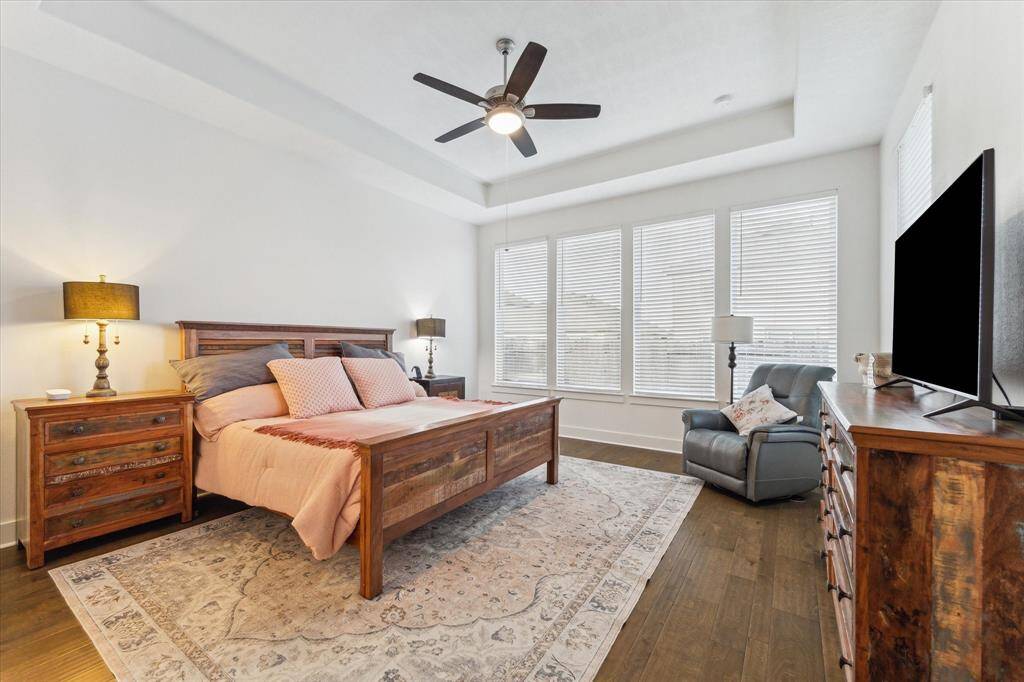 Primary Bedroom with Tray Ceiling