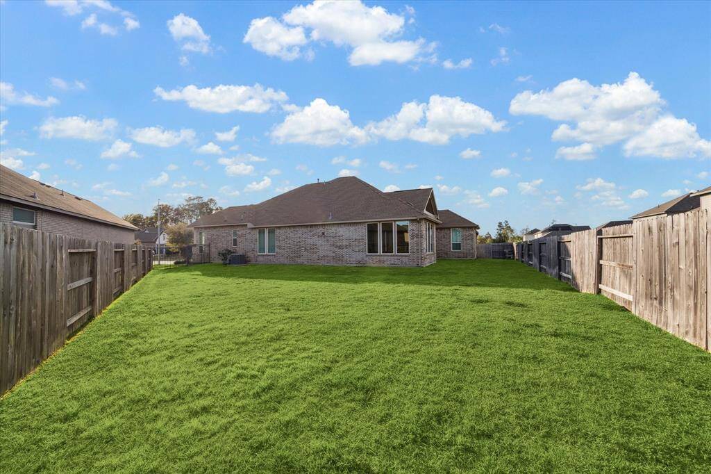 Backyard with plenty of room for a pool