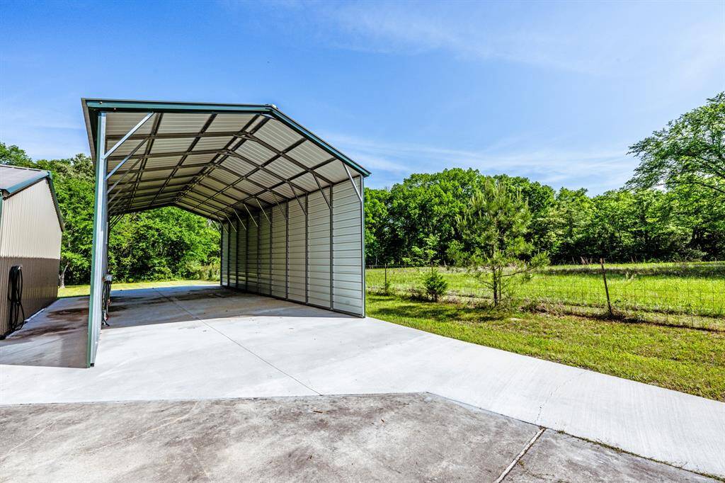 18' x 40' RV Shed - electricity & water connection