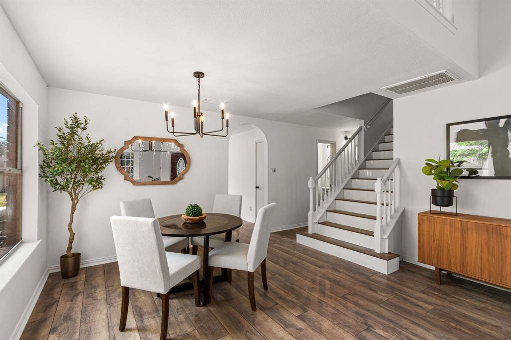 Casual and spacious dining area for quiet nights in or hosting the holidays