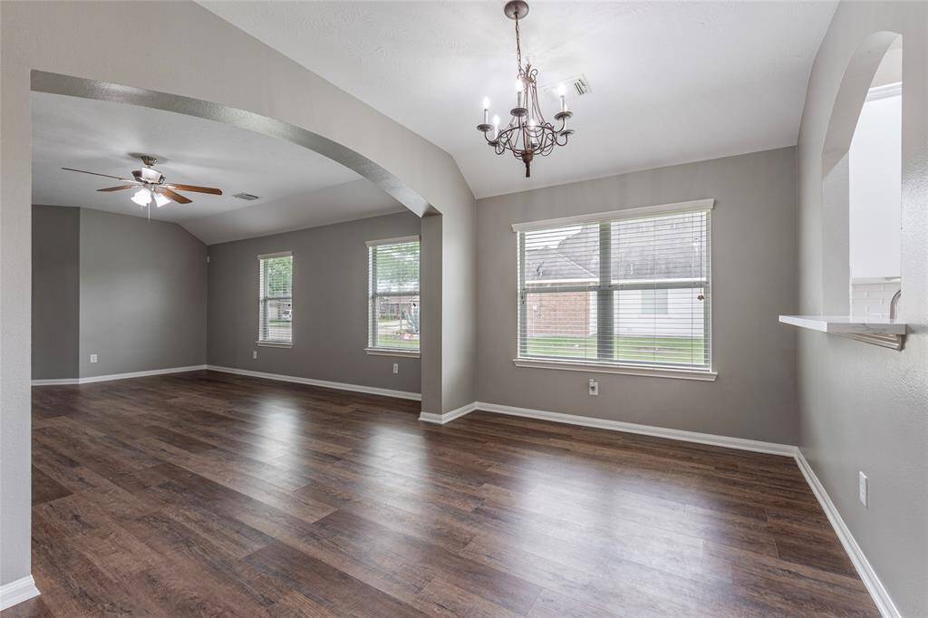 The dining room.