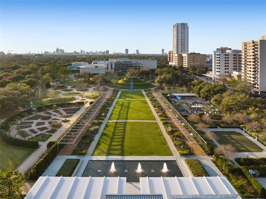 McGovern Centennial Gardens about a half a mile from the Mosaic on Hermann Park.